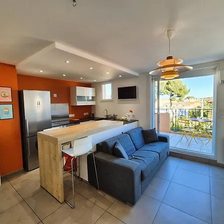 Duplex Contemporain, Climatisation A Deux Pas De La Апартаменты Ла-Сейн-сюр-Мер